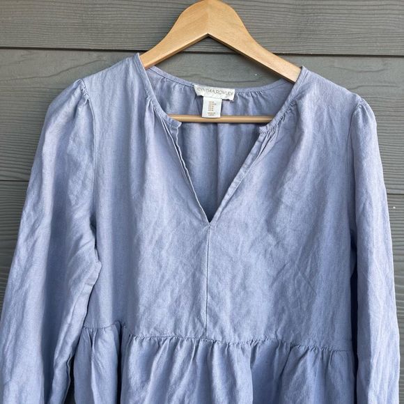 Anthropologie Light Blue Midi Dress - Picture 3 of 7